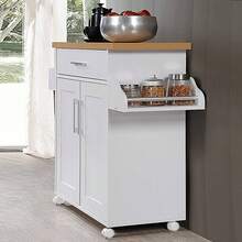 Storage Islands & Carts - White - View 3