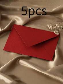 10pcs Envelopes, Office Envelopes, Wedding Invitation Cards, Western Business Invitation Letters, Holiday Gifts, Party Decoration Envelopes, Multi-Style & Multi-Color, DIY Handmade Storage, Solid Color Invitations Back To School - Multicolor - View 19