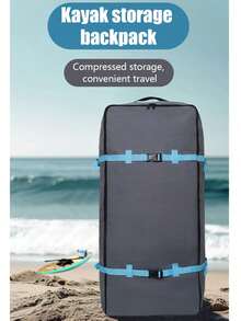 Paddle Board Bag, Surfboard Bag, Camping Tent, Sleeping Bag, Moving Luggage, Quilt, Mattress, Rafting Boat, Storage Bag, Backpack, Premium Backpack - Grey-blue Webbing 005 - View 3