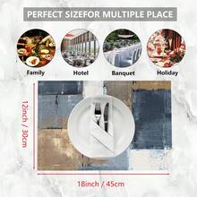 1pc/4pcs/6pcs, Home Decor, Abstract Pattern Printed Linen Placemats, All Season, Suitable For Dining Table, Washable Placemats, Coasters, Kitchen Placemats, Home Goods, Kitchen Supplies, Dining Table Decor - Multicolor - View 10