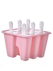 6-Cavity Silicone Popsicle Mold, Solid Multi-Cavity Popsicle Mold, Reusable, Suitable For Home Kitchen Refrigerator, DIY Ice Cream Making, Summer Party Supplies, Summer Essentials, Suitable For Travel, Wedding, Birthday, Graduation, Back To School - Mold - View 12
