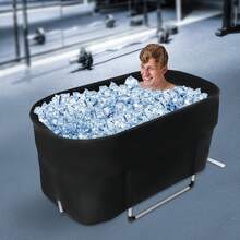 Large Foldable Bath Tub For Adults, Portable Bathtub For Indoor & Outdoor Use, Suitable For Hot Bath And Ice Bath - Large - View 1