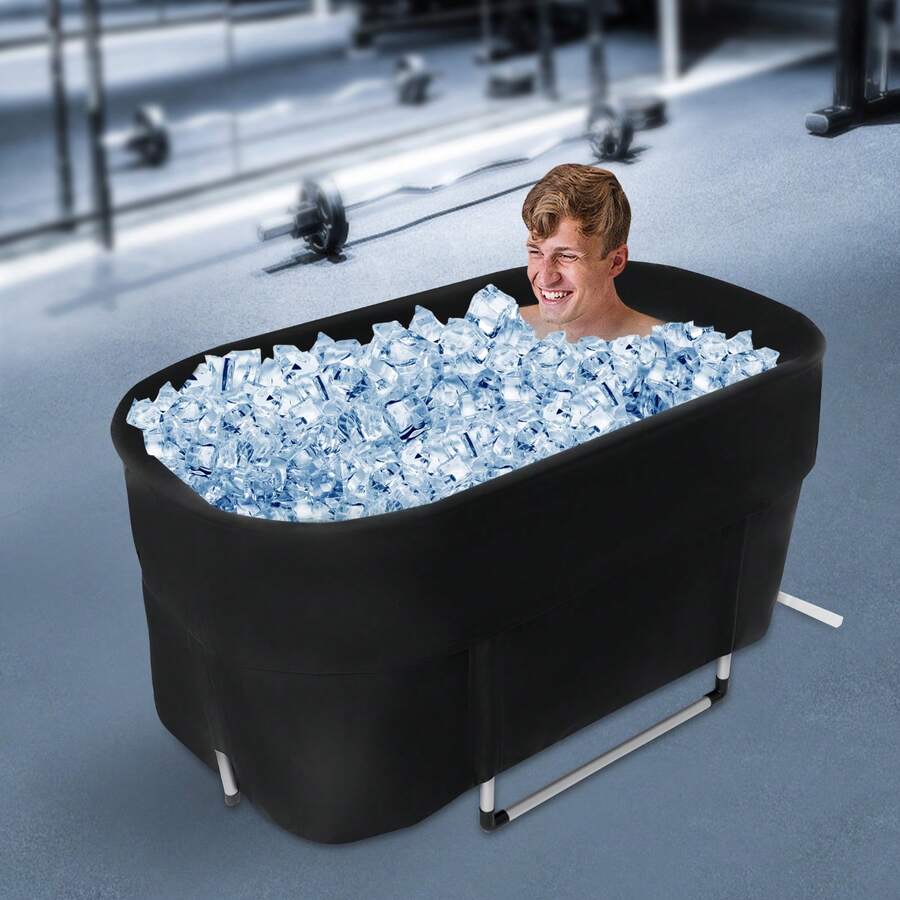Large Foldable Bath Tub For Adults, Portable Bathtub For Indoor & Outdoor Use, Suitable For Hot Bath And Ice Bath - Large - View 1