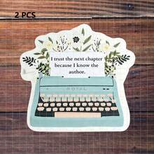 1/2/5 Pcs Believe In The Next Chapter Of Your Life, Because I Am The Author." Gentle And Healing 3-Inch Vinyl Sticker, Suitable For Water Bottles, Notebooks, Journals, And Scenarios Focused On Self-Encouragement And Healing Forward Progress - A - View 14