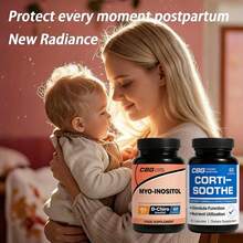 Myo-Inositol And Cortisol Supplement,Reduce Cortisol And Balance Hormones, For Women Health Ovulation, Regular Menstruation, Mood Health, Pre-Pregnancy Health Support, Essential Nutrients, 60 Capsules Per Bottle,Best Gift For Women,Packaging May Vary - 5PC(Cortisol) - 查看 8