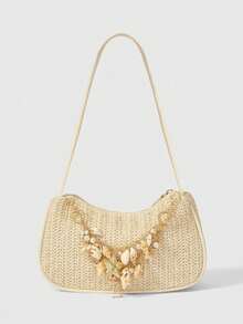 Cadena doble beige