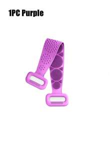 Silicone Exfoliating Bath Brush, Non-Slip Handle, Reusable, Suitable For All Ages And Genders, Easy To Hang And Clean, Ideal For Bathing, Spa Treatments And Daily Skincare - Multicolor - View 12