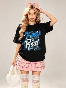 Women T-Shirts - Black - View 1