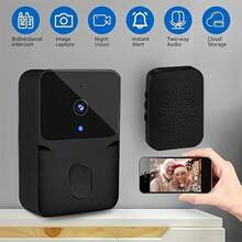 1PC Smart WiFi Video Doorbell, Wireless Security Doorbell With Built-In Battery, Two-Way Audio, USB Rechargeable, 2.4G WiFi Supported, 400mAh Battery, Long Playtime, Home Smart Security Device - View 4