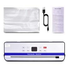 JFBONIN Scelleur sous vide portable sans fil avec affichage du compte à rebours de scellage, ensemble multi-pièces, bouton tactile étanche sous vide 829 - Argent - Voir 13