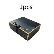 1/8/16Pcs  Luxury Gold Foil Gift Box With Ribbon, Wedding Favor Box, Bridesmaid Gift Packaging, - View 17