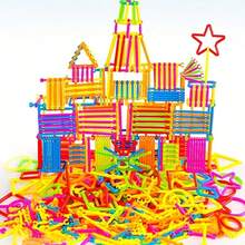 Building Block Set, Colorful Interlocking Toys - Plastic Geometric Shape Construction Set, Random Colors And Random Shapes, Perfect As Birthday Gift, Holiday Gift, Early Education Toy Set, Stacking Block Toy Set - Multicolor - View 4