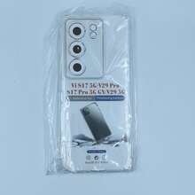 Compatible With Vivo Phone Case Transparent Anti-Drop Shell 1.5mm Thickened Air Cushion Airbag Case Full Coverage Anti-Collision High Definition Transparent Phone Protective Shell, Camera Lens And Screen Raised Protection Precise Cutouts Transparent Air Cushion Phone Case Four Corners Thickened Air Cushion Anti-Drop Shell - Clear - View 25