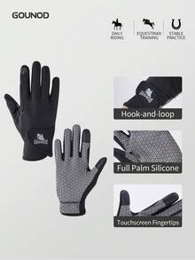 GOUNOD 1 Pair Full Finger Unisex Equestrian Gloves, Comfortable In Riding Exercise, Suitable For Riding, Cycling, Gardening And Other Outdoor Activities, All Seasons. - Multicolor - View 14
