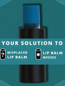 1pc Car Lip Balm Holder, A Practical Car Interior Accessory. Its Vertical Design Provides Great Heat Insulation To Stop Lip Balm From Melting And Deforming. Compact And Space-Saving For Easy Use, It Fits All Car Models. - View 4