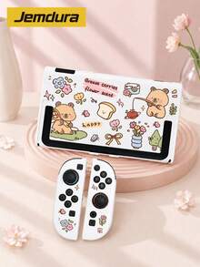1件卡通動物田園風圖案保護殼，相容於Switch/Switch 2代遊戲主機配件，相容於新Switch 2 (2025)/Switch OLED/Switch NS/Switch Lite遊戲主機保護殼、收納包、卡槽底座、遊戲主機保護殼/套，柔軟親膚材質，保護您心愛的遊戲主機，送給Switch玩家的最佳禮物 - 多色 - 查看 14