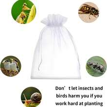 Fruit Protection Mesh Bag, Drawstring Mesh Bag, Breathable UV-Resistant Orchard Mesh Bag - Fruit and Vegetable Insect-proof Netting Bags - View 2
