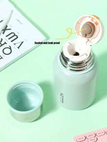 1pc Stainless Steel Vacuum Insulated Sports Water Bottle, Leak-Proof Portable, Suitable For Cold And Hot Drinks, Outdoor Camping Hiking Fitness Travel Driving, Back To School Supplies, Reusable Insulated Cup , Student Cup, Travel Cup - Multicolor - View 7