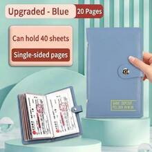 Card Holder Certificate Holder Check Organizer Cash Organizer Transparent Bill Holder Office Receipt Payment Book - A - View 8