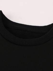 Disney Cars Crewneck Sweatshirt,Teen Boy Clothes,Tween,Kids Clothes,Boys Clothing,Can Be Used As A Gift,Suitable For Boys And Girls - 黑色 - 查看 4