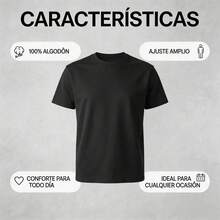 Camiseta Casual para Hombre, Diseño Humorístico de Pato, Uso Diario, Regalo para Amigos - Negro - Ver 4