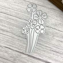 Die Cuts For Card Making, Hanging Bulb Stars Cutting Dies Winter Snowflake Dies Stencils Embossing Template For Scrapbooking DIY Cards Album Crafts Supplies - Silver-white - View 6