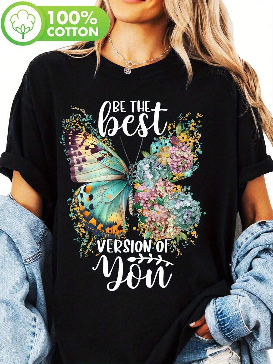 Women T-Shirts - 黑色 - 查看 1
