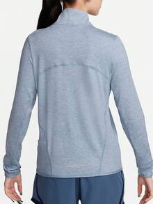 Nike Authentic New Season Women's Running Sports Half-Zip Long Sleeve T-Shirt FB4317-440 - FB4317-440 - View 4
