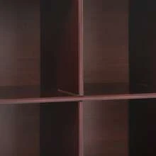 4 Würfel Aufbewahrung Organizer - Kiefer Holz Bücherregal - Würfel Regal - vertikales oder horizontales Bücherregal - offenes Buchregal - einfache Montage für Schlafzimmer, Wohnzimmer, Büro - Rechteckig - Übersicht 8