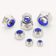 321pcs Of Grade A Stainless Steel M3 M4 M5 M6 M8 Nut Set (With Nylon Anti-Loosening Parts), Right Tooth Anti-Loosening Design, Transparent Storage, Suitable For Home Decoration Industry And Scientific Applications - A - View 4