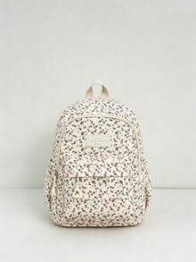 小巧時尚純色女款字母簡約功能性後背包 33cm*23cm*12cm - 彩色 - 查看 3