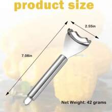 Stainless Steel Corn Sheller Corn Slicer Peeler Household Kitchen Corn Cutter Fishing Corn Peeler Practical Kitchen Tool Fruit Vegetable Small Tool Serrated Corn Sheller Peeler Corn Cob Scraper Grater Sheller Cutter - Multicolor - View 9