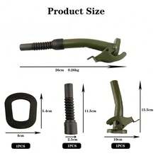 For 20 Litre Metal Petrol Can Flexible Olive Green Color 1pc Pouring Spout - A - View 6