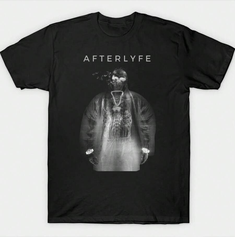 New AFTERLYFE Gift For Fans Unisex S-5XL Shirt DN298 - 黑色的 - 查看 1