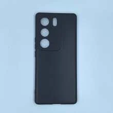 適用於 Vivo 手機殼，純色啞光黑手機殼，親膚啞光 TPU 軟殼，防指紋防汗防滑，鏡頭凸起防刮，輕量全包覆日常防撞極簡手機保護殼 - 黑色 - 查看 20