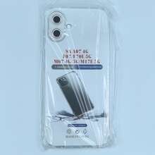 Galaxy 透明氣墊防震手機殼 1.5mm 加厚四角氣囊 鏡頭加高保護 TPU 軟殼 - 無色 - 查看 122