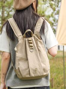 Anti-Theft Casual Nylon Women's Backpack; Multi-Functional Commuter Day Bag; Multi-Pocket Lightweight Travel Bag; Large Capacity Minimalist School Bag; Convenient Book Bag, Suitable For Students, Nurses, Teachers, Business Professionals, Travel, Vacation, Business Trips, Daily Commute, Shopping, Office, Dating, Hiking, Training, Work, Birthday Gifts, Holiday Gifts, - Multicolor - View 10