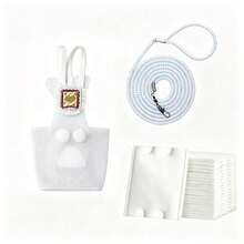 1Set (Includes: 1 Flight Rope, 10 Replaceable Diapers, Diaper Clothing) Reusable Parrot Diaper Bird Clothes, Breathable Lace Mesh Design, Suitable For Parrots, Lovebirds And Parakeets, Lightweight Leak-Proof Design, Suitable For Outdoor Flight Training And Daily Care, Travel And Cleaning Supplies Bird Diaper/Bird Stuff/Parakeet - 1 Set - View 26