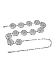 1pc Women's Metal Waist Chain Belt, Western Cowboy Style Chain Embellished Belt, Suitable For Dresses, Jeans And Country Music Concert Outfits - Waist Chain - View 10
