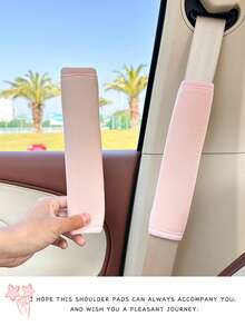 1 Set Pelindung Bahu Sabuk Pengaman Mobil, Pelindung Bahu Sabuk Pengaman Mobil Anti-Jepit, Penutup Pelindung, Pelindung Bahu Sabuk Pengaman, Aksesori Interior Mobil Universal untuk Semua Musim - A - View 5