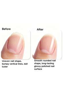 紫色指甲形狀模板指甲锉，100/180目雙面磨砂條，雙面粗細磨粒，防止指甲形狀變形 - 彩色 - 查看 7
