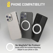 1pc Magnetic Multi-Style Phone Holder, Practical Multi-Base Center Console Mount, Air Vent Bracket - B - View 5