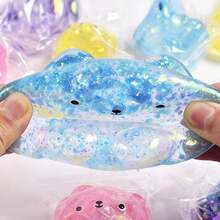1PC Glitter Crystal Bear - Irresistible Soft  Squishy Glitter Filled Glitz Toy For Boys & Girls,Party Favors For Kids Squeeze Toy, Stress Relief Toy Squeeze Ball, Perfect For All Ages Austism,Ideal Holiday Gifts,Fun Cute Stuff,Birthday Gifts. - xiong-1pc - 查看 9