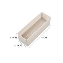 1pc White Fabric Non-Patchwork Storage Box, Linen Clip Storage, Clothes Organizer, Wardrobe Clothes Pants Layered Storage Decoration, Holiday Decoration, Room Decoration, Home Decoration, Bedroom Decoration, Organizer, Organizer, Storage Box, Clothing Storage,Bedroom Room Decor,Back To School - White - View 9