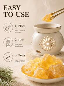 40g/100g 松香，香氛原料，高品質芳療，適用於香氛擴香器。淨化空氣，去除異味，無煙且不刺激，持久留香。適用於芳療、空氣淨化及作為禮物。 - 松香 - 查看 5