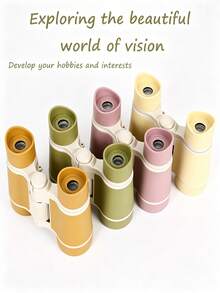 Violet Dual-Lens Binoculars, Adjustable Focus With Lanyard, Outdoor Sports & Exploration, Back To School Gift Choice - Multicolor - View 5