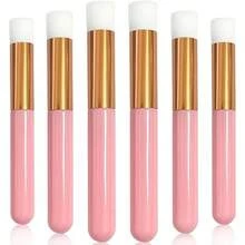 10pcs Reusable Washable Eyelash Cleaning Brushes, Lightweight Portable Eyelash Cleansing Brushes For Face And Nose Cleaning - Multicolor - View 3