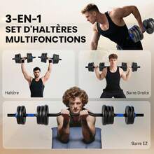 Sportnow Ensemble de musculation - Multicolore - Voir 4