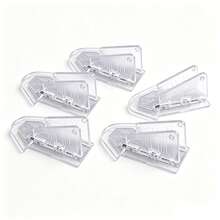 5PCS Children Window Safety Locks, Baby Anti-Fall Sliding Door Locks, Home Bathroom Sliding Window Limit Locks, No-Drill Transparent Safety Lock Buckles, Infant Protection Device - Multicolor - View 7