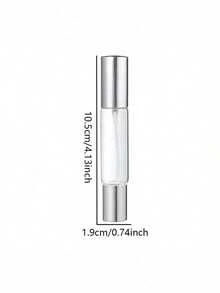 10ml Dual-Use Perfume Spray Bottle With Roller Ball - Clear Glass Bottle, Refillable, Portable And Easy To Use, Ideal For Travel And Office, Includes Perfume And Skincare Spray Bottle, Travel Accessory | Portable Perfume Dispenser | Refillable Spray Bottle, Compact Container, Fun Design, Decorative Cap, Clear Body, Suitable For Travel, Dorm And Back To School Gift - Multicolor - View 11